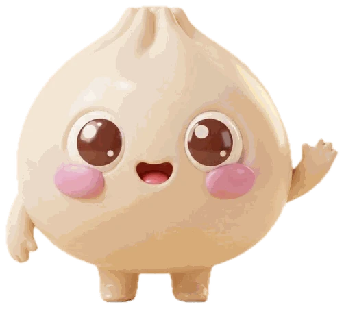 The ivory momo, waving