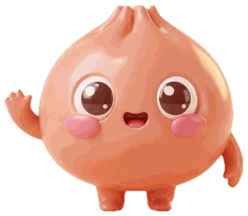The coral momo, waving